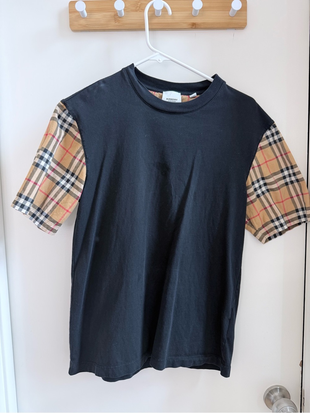 Burberry Vintage Checked Crewneck T-Shirt
